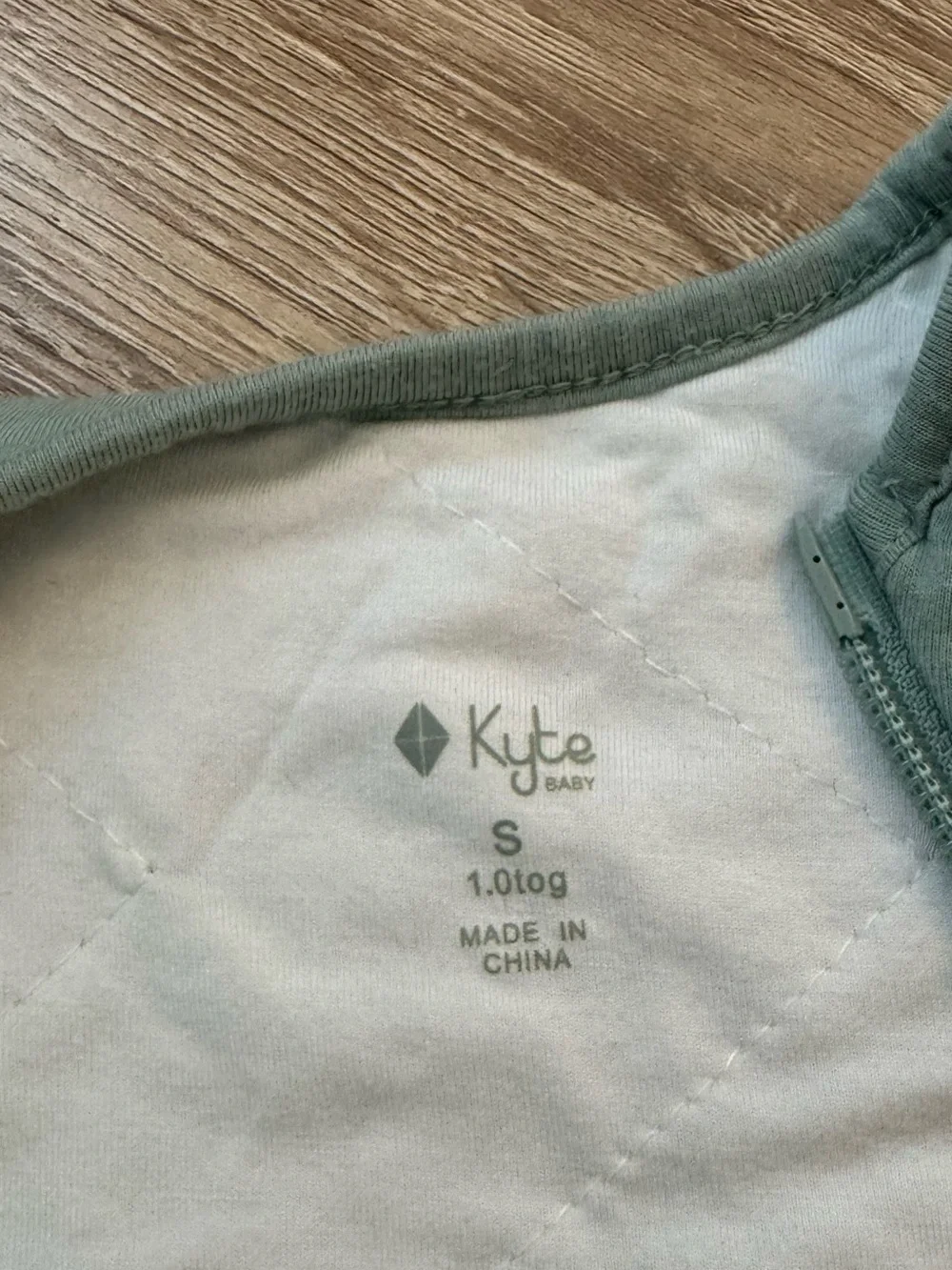 Kyte Baby  1.0 Tog Sage Green Wearable Blanket Sleep Sack Bag Small 6 Months